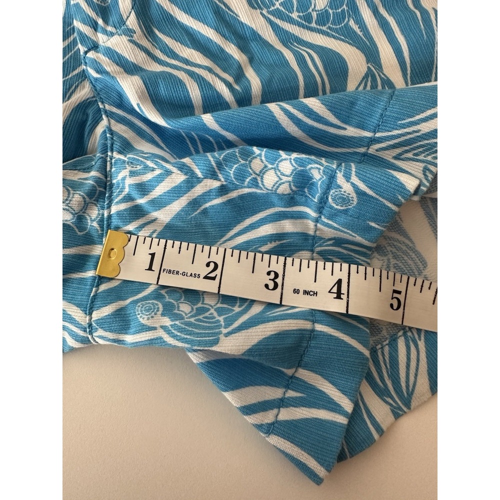 Lilly Pulitzer The Callahan Joe Fish‎ Shorts Women's Size 4 Blue & White Print - Picture 7 of 8